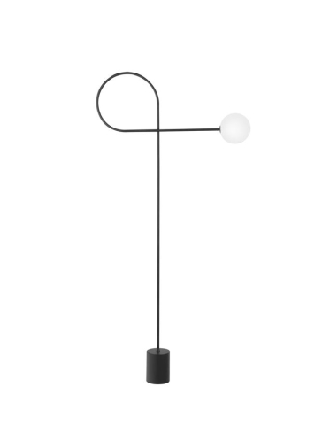DEDALO lampadar - 9010224 - Sandy Black Aluminium & Opal Glass [2]