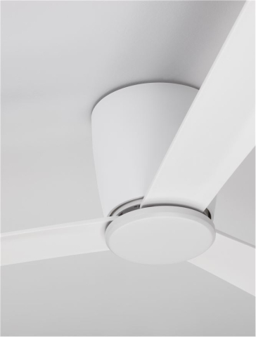 DELL plafoniera - 9952325 - Aluminium Matt White 3ABS Wood Blades [9]