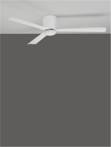 DELL plafoniera - 9952325 - Aluminium Matt White 3ABS Wood Blades [4]