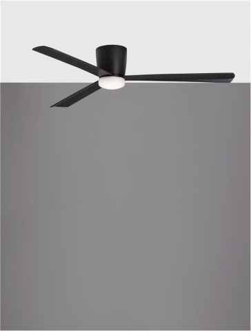 DELL plafoniera - 9952330 - Aluminium Matt Black 3ABS Wood Blades [6]