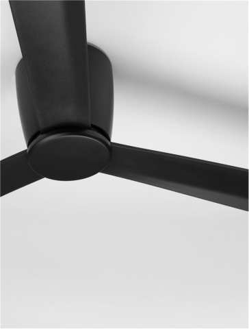 DELL plafoniera - 9952330 - Aluminium Matt Black 3ABS Wood Blades [9]