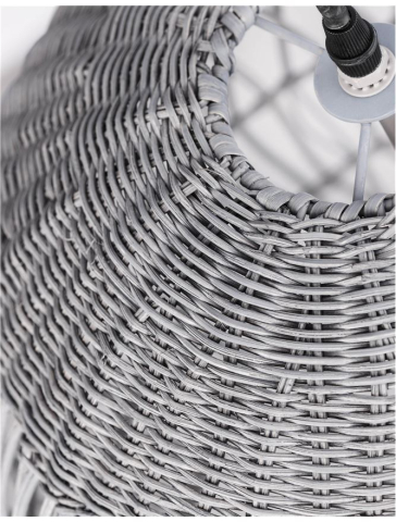 DESTIN suspensie SP1 - 9586671 - Gray Rattan Black Fabric Wire & Base [9]