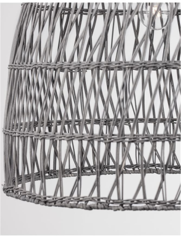 DESTIN suspensie SP1 - 9586671 - Gray Rattan Black Fabric Wire & Base [6]