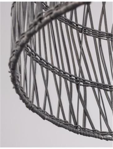 DESTIN suspensie SP1 - 9586671 - Gray Rattan Black Fabric Wire & Base [7]