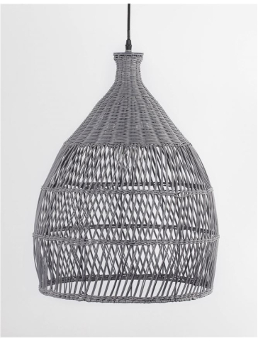 DESTIN suspensie SP1 - 9586702 - Gray Ratan Black Fabric Wire & Base [1]