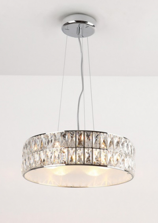 Corpuri pt interior - DIAMANTE P0236 - suspensie moderna cristal diam 38 cm
