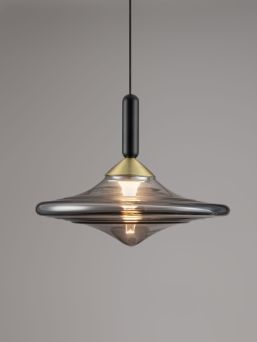 Lustre simple (suspensie) - DIAZ 1 smokey - Suspensie moderna SP1 fume
