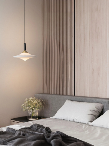Lustre simple (suspensie) - DIAZ 1 white - suspensie moderna SP1