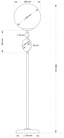 DIMARO DIM-LS-1(P) - Lampadar clasic - Kutek [1]
