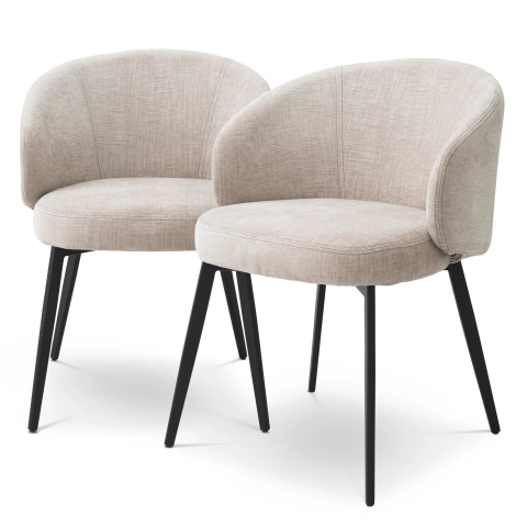 Furniture - Dining Chair Lloyd with arm set of 2 | Eichholtz | Furniture