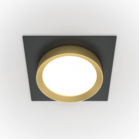 Spoturi incastrate - Spot incastrat Maytoni - Downlight Hoop DL086-GX53-SQ-BG