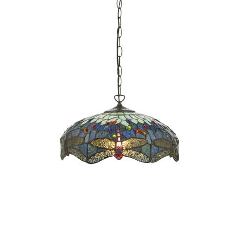 Suspensie Dragonfly blue, medie