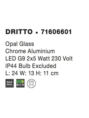 DRITTO aplica - 71606601 - Opal Glass Chrome Aluminium [3]