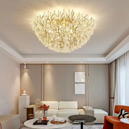Plafoniera moderna ROMAN D60 - Lucecrea Light - structura aluminiu auriu [1]