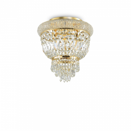 Plafoniere - PLAFONIERA CLASICA CU CRISTALE DUBAI PL3 - IDEAL-LUX