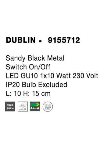 DUBLIN aplica AP1 - 9155712 - Sandy Black Metal [5]