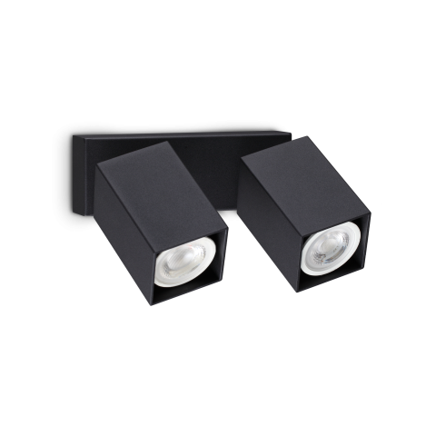 Aplice - DYNAMITE AP2 SQUARE NERO - aplica moderna