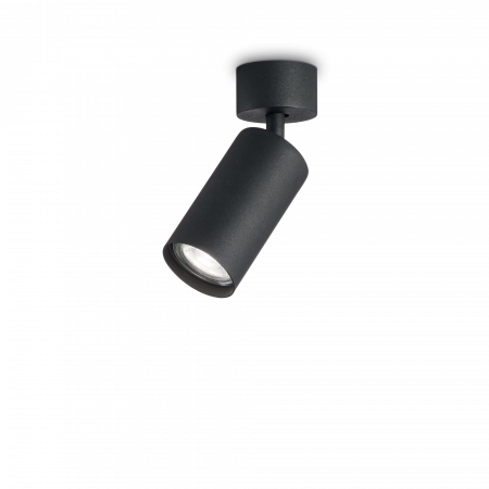 Plafoniere - PLAFONIERA MODERNA DYNAMITE PL1 NERO - IDEAL-LUX