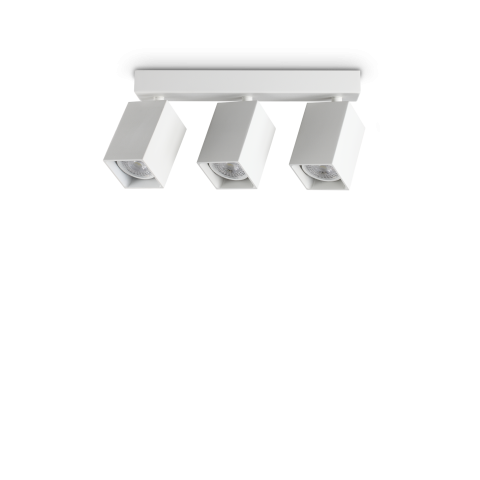 Aplice - DYNAMITE PL3 LINEAR SQUARE BIANCO - plafoniera moderna