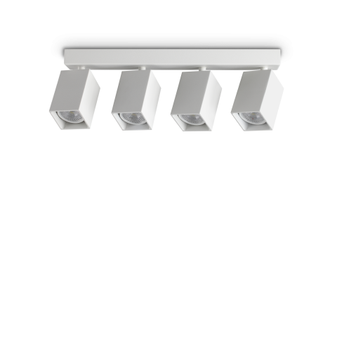 Aplice - DYNAMITE PL4 LINEAR SQUARE BIANCO - plafoniera moderna
