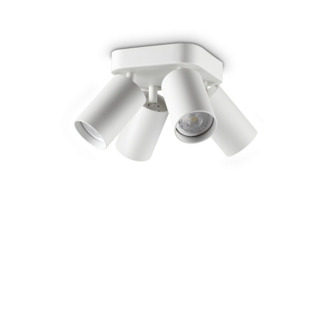 DYNAMITE PL4 ROUND BIANCO - plafoniera moderna