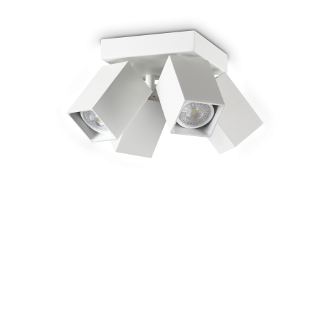 DYNAMITE PL4 SQUARE BIANCO - plafoniera moderna