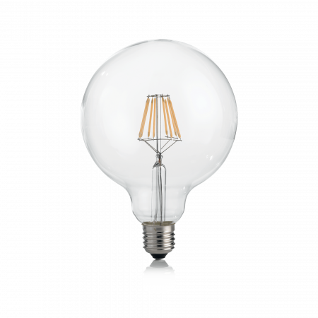E27 - LAMPADINA CLASSIC E27 8W GLOBO D125 TRASP 3000K