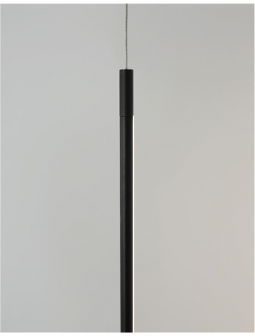 Elettra SP1 120 vertical  - NEGRU - baza incastrata - suspensie moderna LED [3]