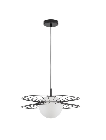 ELLERY suspensie SP1 - 9043302- Sandy Black Metal & Opal Glass [1]