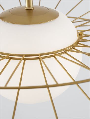 ELLERY suspensie SP1 - 9043303 - Gold Metal & Opal Glass [6]