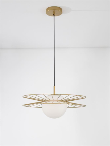 ELLERY suspensie SP1 - 9043303 - Gold Metal & Opal Glass [3]