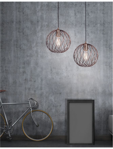 Corpuri pt interior - ERIBERTO suspensie SP1 - 8436421 - Rust Copper Metal