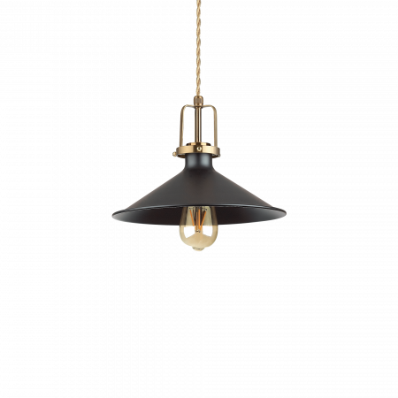Lustre simple - LUSTRA SIMPLA CLASICA ERIS-3 SP1 NERO - IDEAL-LUX