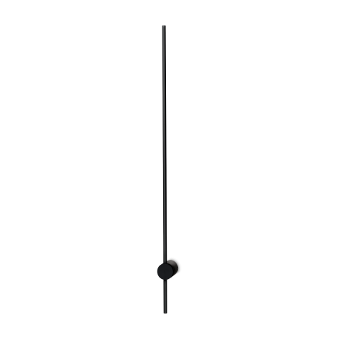 Corpuri pt interior - ESSENCE AP ROUND D115 LUCE IND. NERO 2700K - aplica moderna LED
