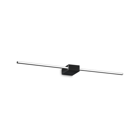 Corpuri pt interior - ESSENCE AP SQUARE D075 LUCE DIR. NERO 3000K - aplica moderna LED