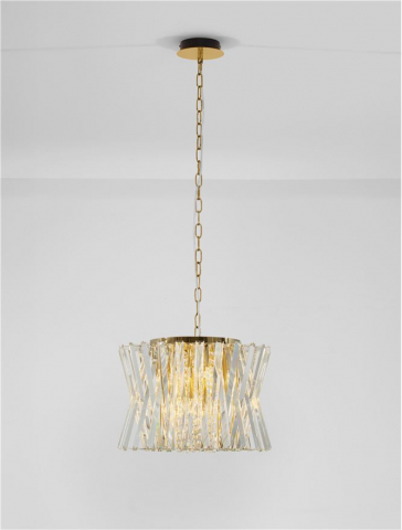 Candelabre - Estrella Suspensie auriu - diam 43 cm