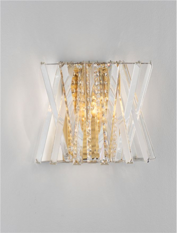 Estrella Aplica auriu - aplica moderna cu cristal [4]