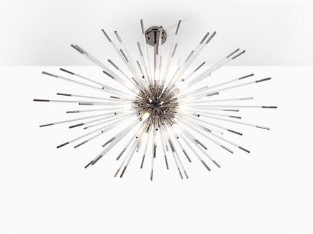 Lustre simple - Evasion 381628 LAMP, 9L., CHROME - SUSPENSIE MODERNA Schuller