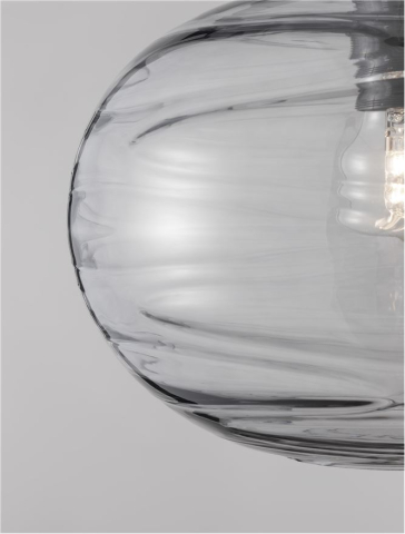 EVLEEN suspensie SP1 - 9009257 - Matt Black Metal & Light Grey Glass [2]