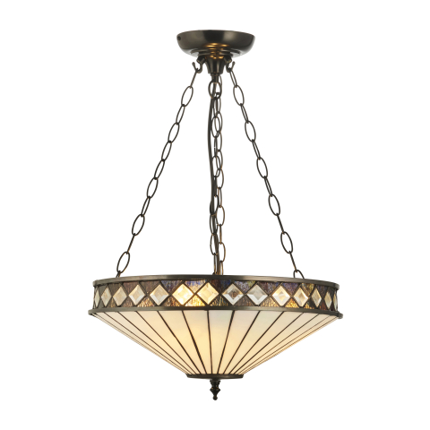 Lustre simple (suspensie) - Suspensie Fargo, 3 surse de lumină, medie, model inversat
