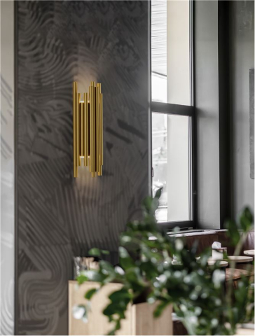 Aplice - FELIX aplica AP8 - 9287917 - Gold Aluminium & Acrylic