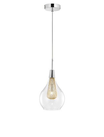 FILO suspensie SP1 - 1500202811 - Chrome Aluminium Clear Glass & Gold Frame [1]