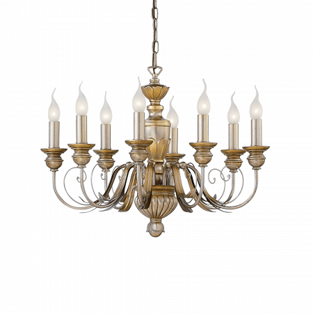 CANDELABRU CLASIC RUSTIC - FIRENZE SP8 - IDEAL-LUX