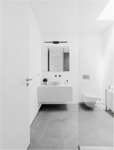 Corpuri pt interior - FLAT aplica - 787011 - Black Aluminium & Acrylic