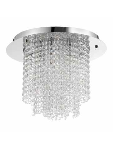 FONTANA plafoniera - 9361082 - Chrome Metal K9 Crystal [1]