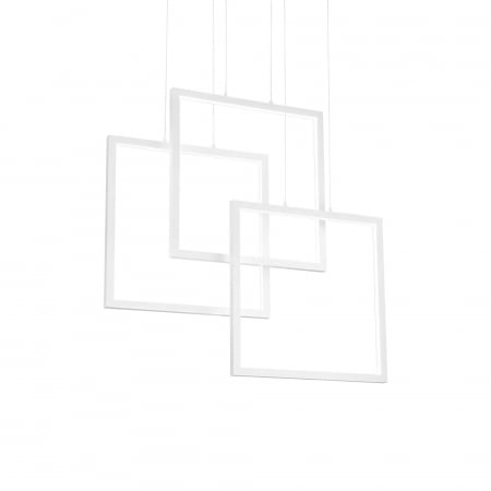 Suspensii - SUSPENSIE MODERNA CU LED FRAME SP SQUARE - IDEAL-LUX