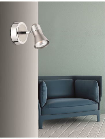 Aplice - GALERIA aplica AP1 - 663001 - Satin Nickel & Chrome Aluminium