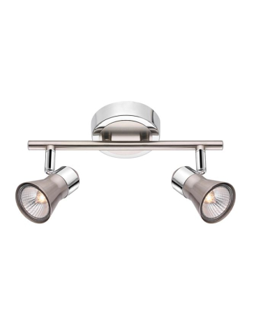 GALERIA aplica AP2 - 663002 - Satin Nickel & Chrome Aluminium [1]