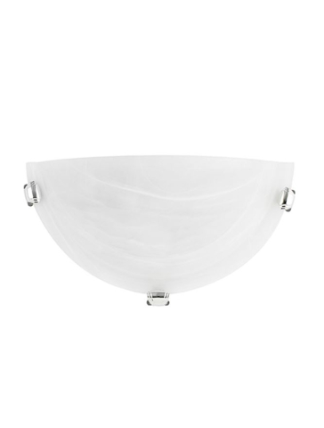 GIORNO aplica AP1 - 605803 - Alabaster Glass Chrome Metal [1]