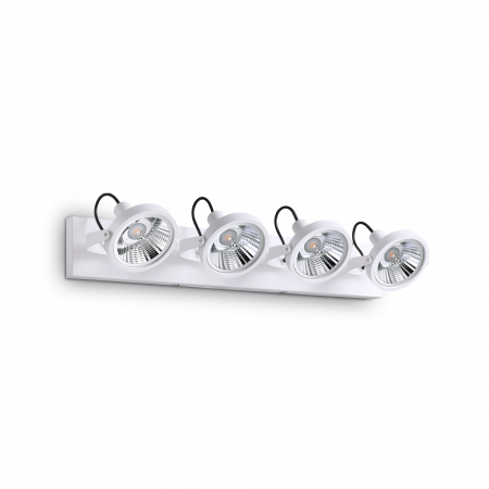 Aplice - APLICA/PLAFONIERA TEHNICA-MODERNA GLIM PL4 - IDEAL-LUX